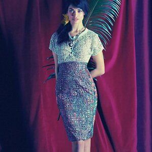 Anthropologie Lace Study Dress by Beguile by Byron Lars Petite